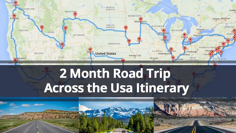 2 Month Road Trip Across the Usa Itinerary