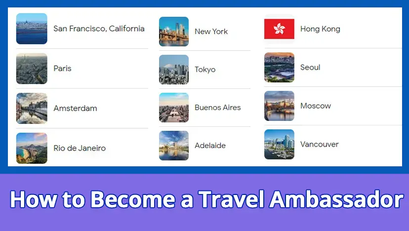 How to Become a Travel Ambassador