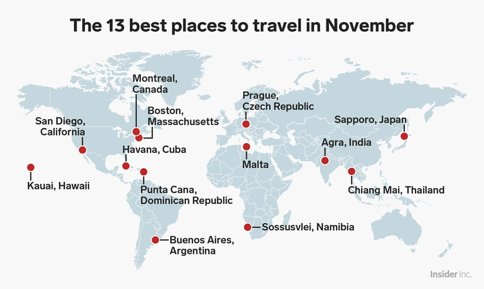 Where Travel in November